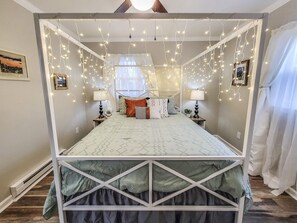 2 chambres, fer et planche Ă repasser, Wi-Fi gratuit, draps fournis