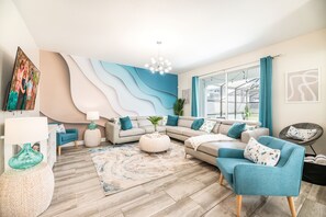 Een smart-tv, videogames, boeken en een muziekbibliotheek