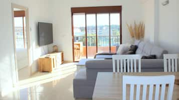 Smart-tv en een open haard