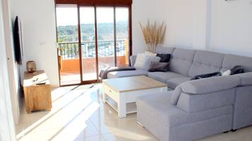 Smart-tv en een open haard