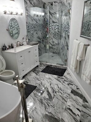 Combined shower/tub - Family style Remodeled home with all the amenities (Brooksville)