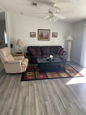 Smart TV, fireplace, printers