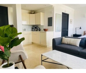Open studio with kitchenette and lounge