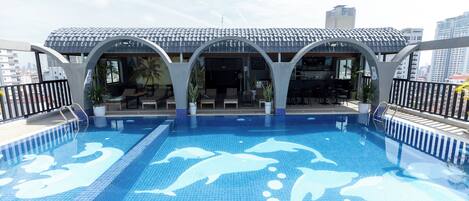 Indoor pool, outdoor pool