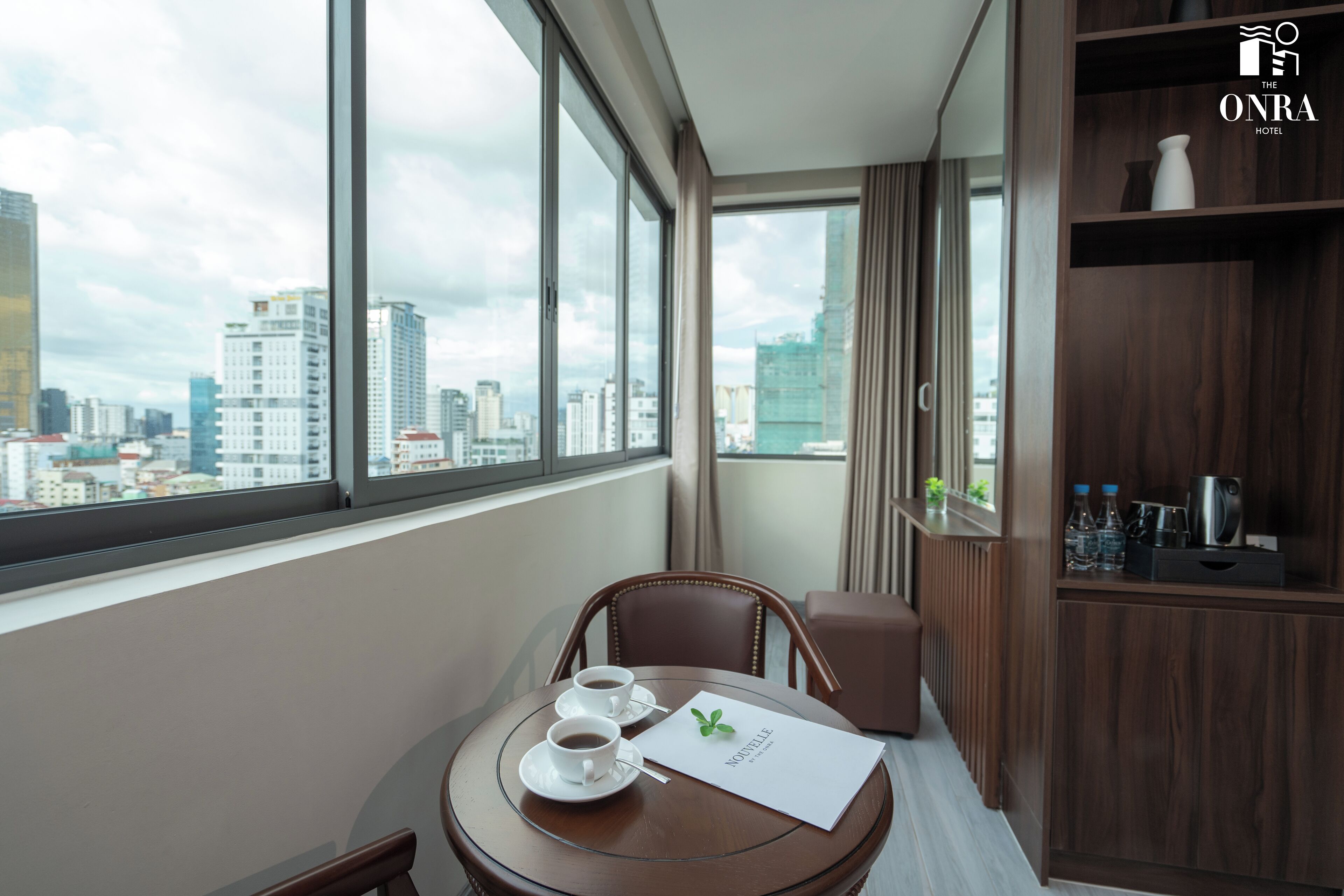 Panoramic Double Room, City View | Premium bedding, desk, soundproofing, iron/ironing board