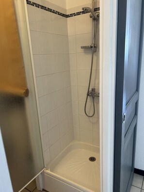 Shower, hair dryer