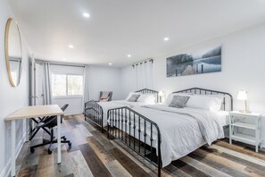 4 bedrooms, desk, iron/ironing board, free WiFi