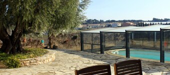 Villa 10 personnes avec piscine.