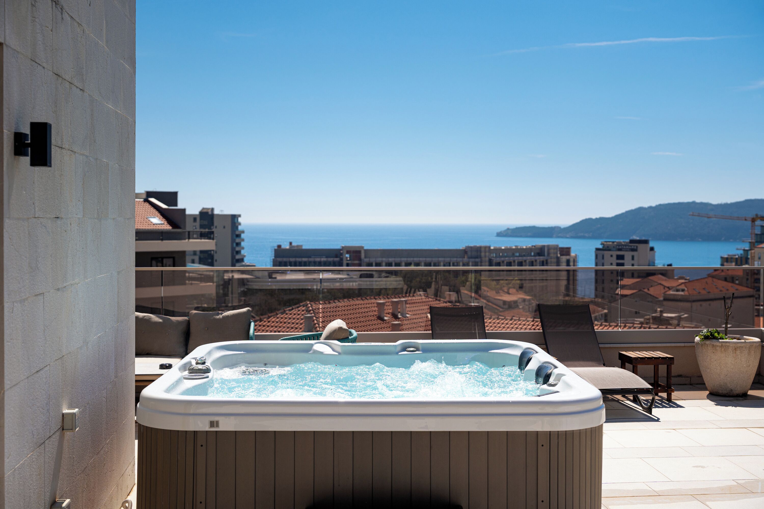 Presidential Apartment, Sea View | Terrace/patio