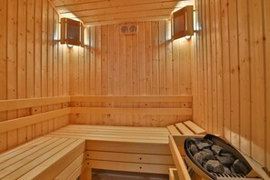 Sauna - Luxurious Chalet near Pirin Golf Resort (Razlog)
