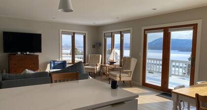 A fully modeled home overlooking Mississippi River in a charming river town.