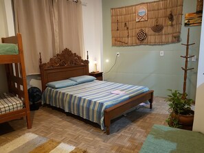 Family Studio | Individually decorated, free WiFi, bed sheets - Casa Tribus Itamambuca (Ubatuba)