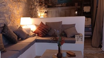 TV connectée, cheminée