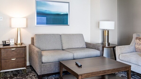 TV, DVD player, books, stereo