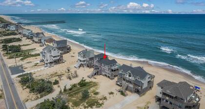 7677-Weathering Heights, | Oceanfront | Kinnakeet Shores | Avon | Sleeps 12
