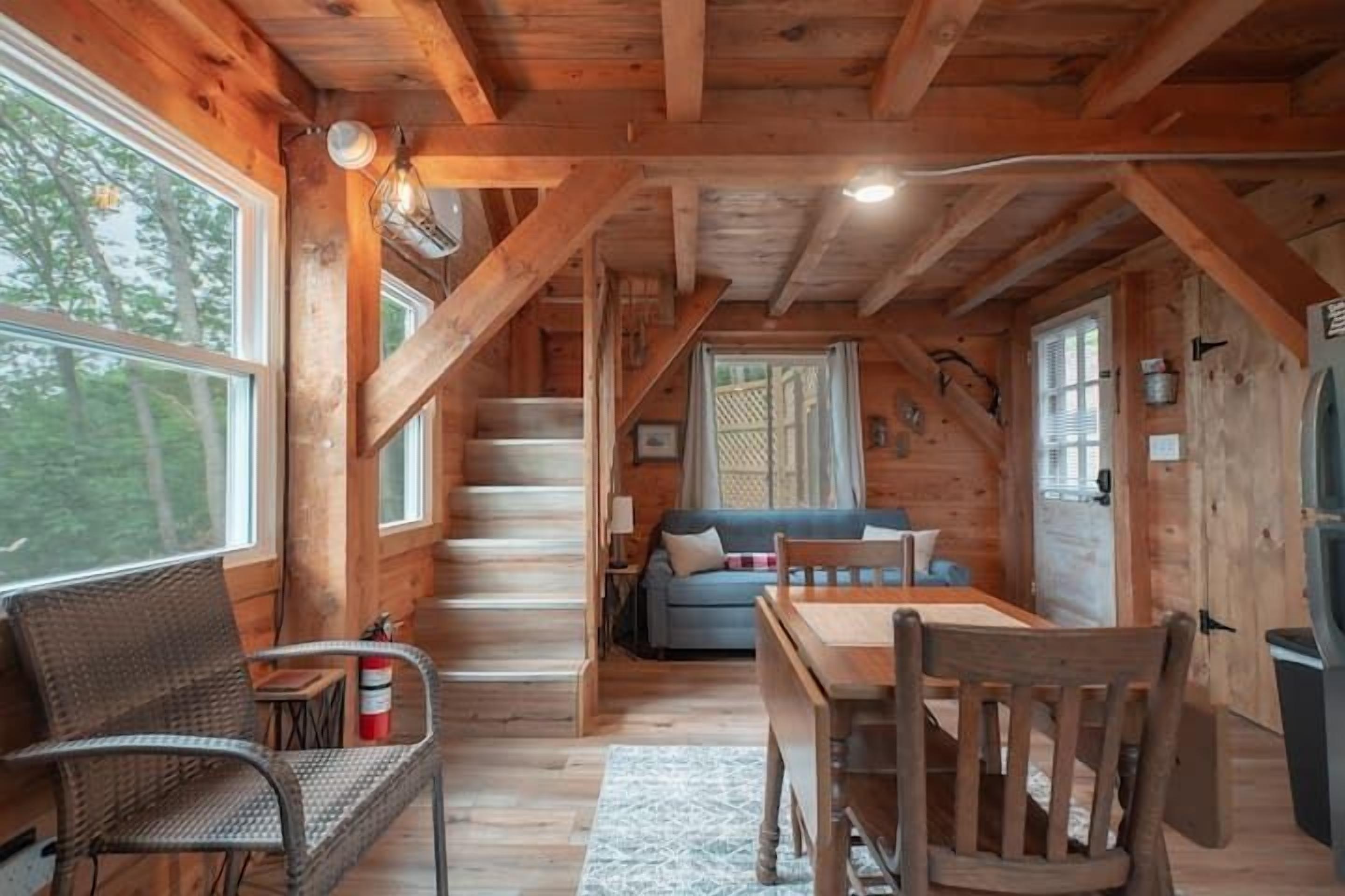 Chimenea y reproductor de DVD 