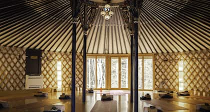 Stay in an Authentic Mongolian Yurt with Private Hot Tub