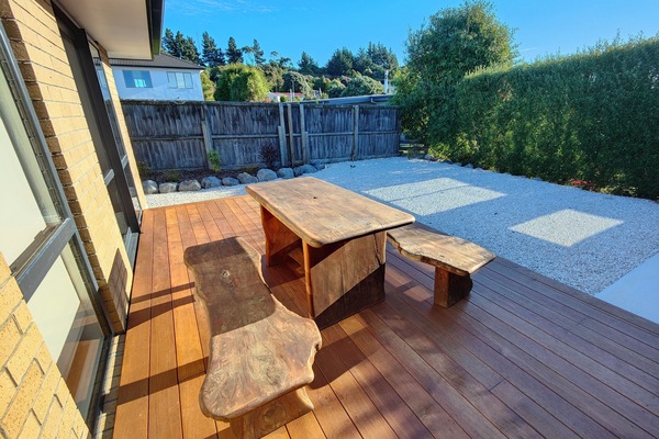 Rear deck
