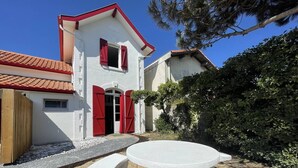 Outdoor dining - 300m from the South beach, Studio for 3 to 4 people in Mimizan beach (MIMIZAN-PLAGE)