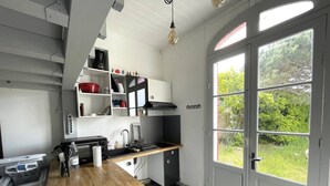 Private kitchen - 300m from the South beach, Studio for 3 to 4 people in Mimizan beach (MIMIZAN-PLAGE)