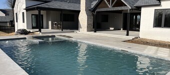 Newly custom built one-story farmhouse
