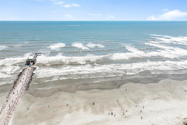 På stranden, badehåndklæder