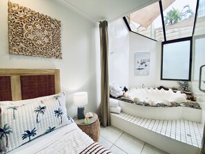 1 habitación, ropa de cama y acceso para silla de ruedas