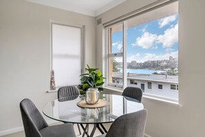 Dining - Bright & Peaceful Top-Floor Retreat with Harbour Views (Manly)