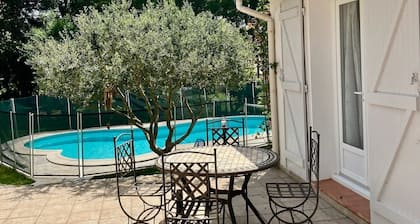 House under the pines with private pool, 10 min from Carcassonne