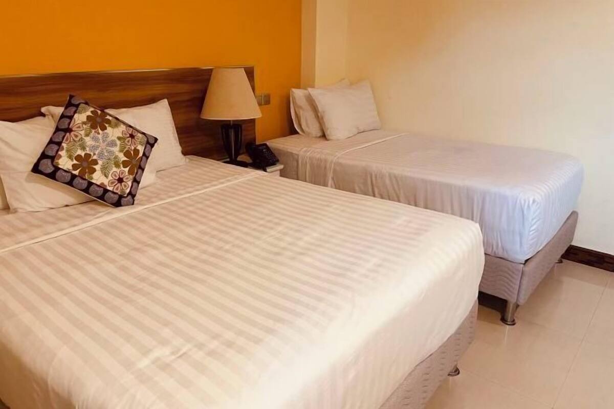 Desk, iron/ironing board, free WiFi, bed sheets