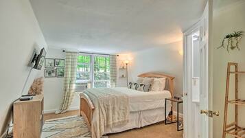 1 bedroom, iron/ironing board, free internet, bed sheets