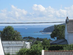 Vue depuis lâhĂ©bergement