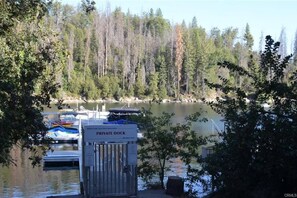 Marina - Lake view cabin, boat slip, deck with BBQ in Willow Cove (Bass Lake)