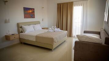 1 bedroom, travel crib, WiFi, bed sheets