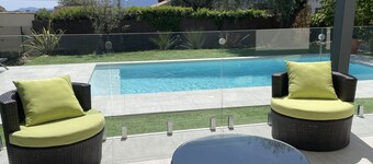 Renovated family home with secure swimming pool