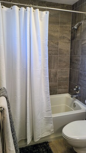 Bathtub, hair dryer, towels, soap - ✴Dazzling Apartment - Awesome Location✴ (Anchorage)