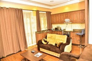 Standard Apartment | Premium bedding, memory-foam beds, individually decorated - Four Vins Hotel & Apartments (Kampala)