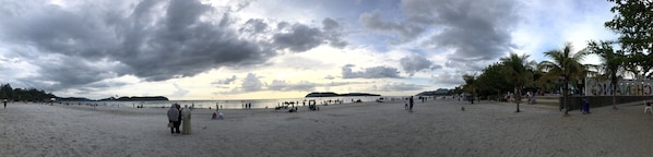 Beach nearby, white sand