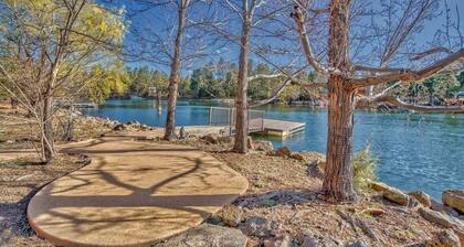 Luxury Waterfront Cabin at Rainbow Lake w/Private Dock, Hot Tub, AC & Game Room