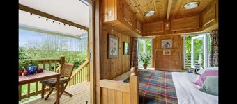 Secluded Shepherds Hut Glamping in Hidden Apple Orchard