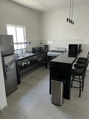 Microwave, oven, coffee/tea maker, cookware/dishes/utensils - December 5 complete apartment (Puerto Vallarta)
