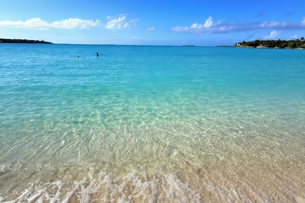 Plage, chaises longues, serviettes de plage