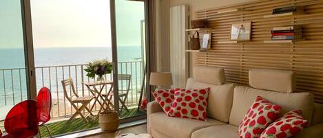 Una televisión, un reproductor de DVD