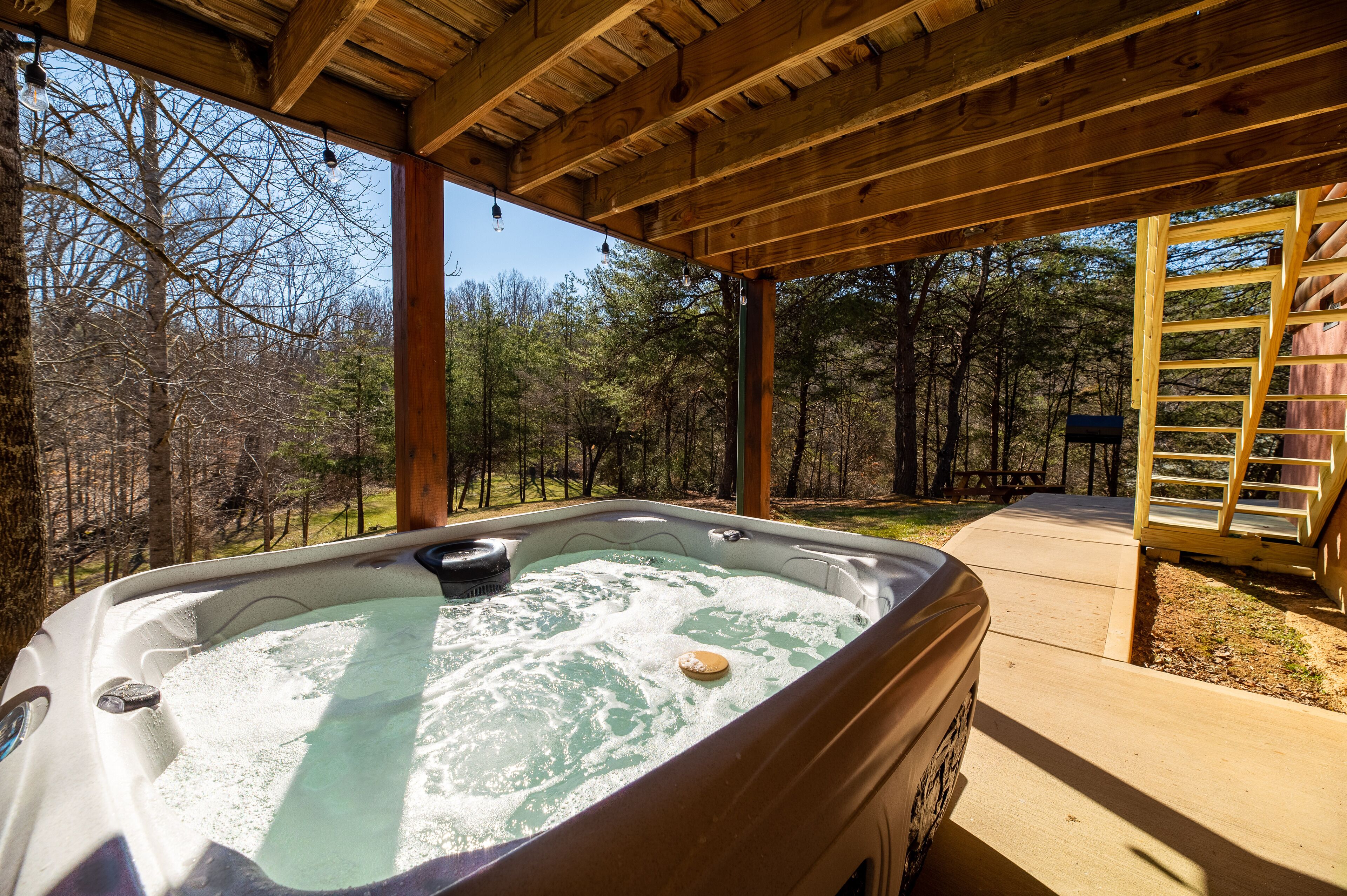 Bain à remous extérieur