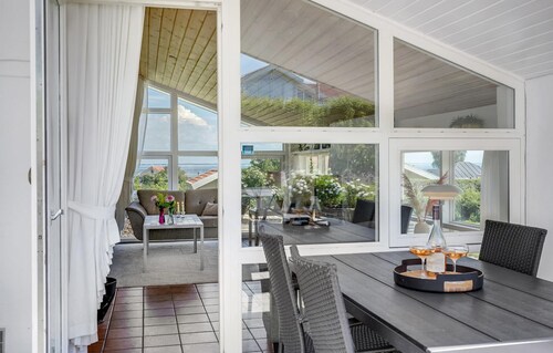 Pet friendly home in Sjølund with sauna