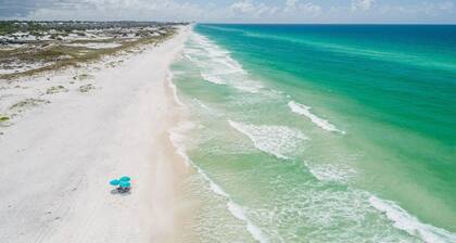 Private Beach Access! Steps From Pool, Golf Cart,12 Bikes & more Paradise Found!