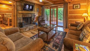 Smart-TV, Kamin, BĂŒcher