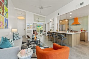 Smart TV, music library, computer monitors, printers
