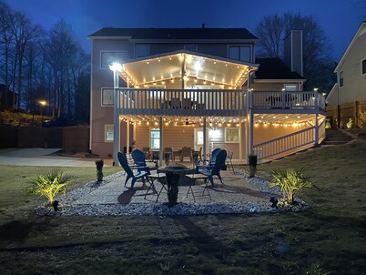 ATL 2 family home☆Game room☆Fire-pit☆BBQ☆Gas South