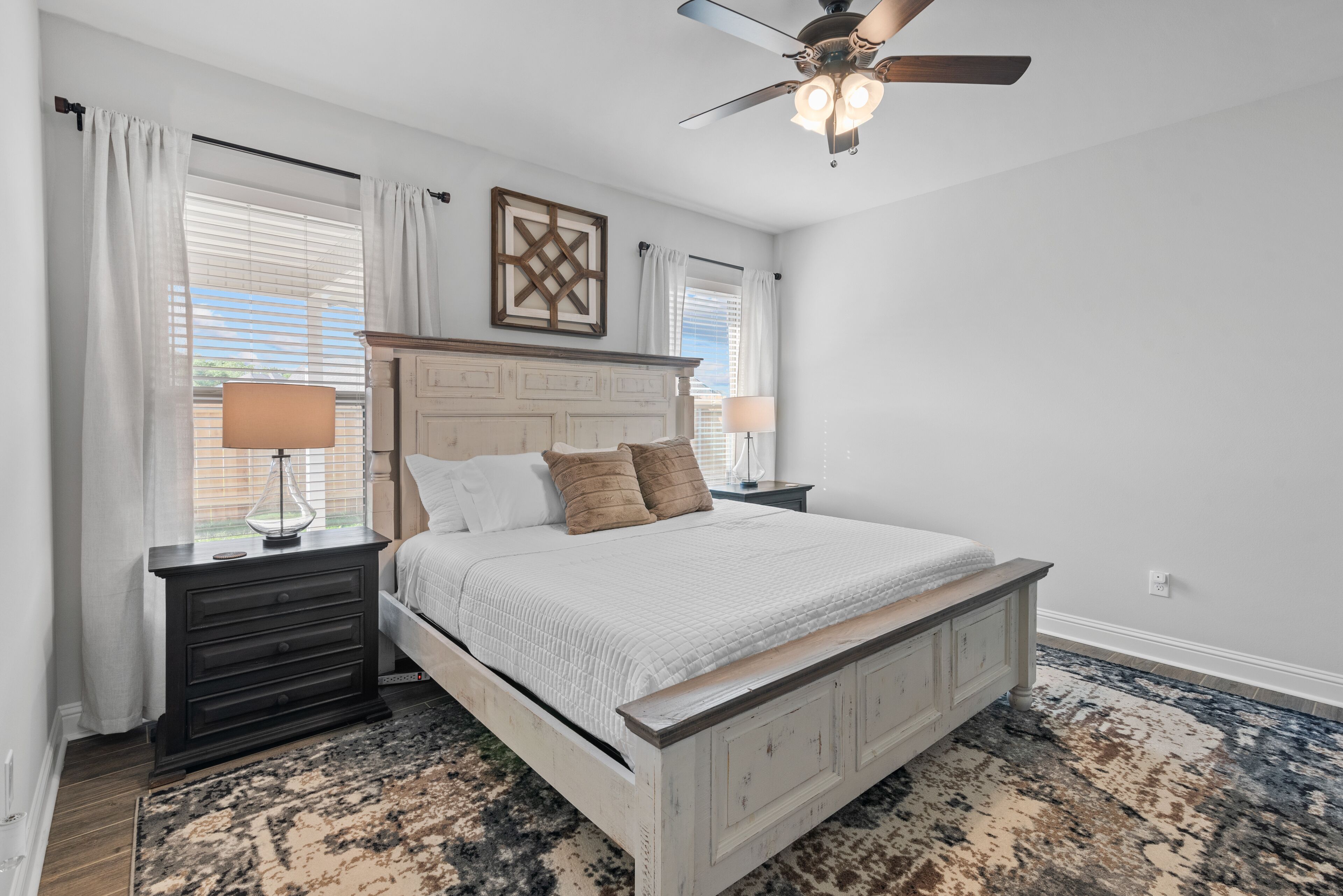 3 bedrooms, iron/ironing board, free WiFi, bed sheets